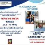 TENIS DE MESA EN NUESTRA INSTITUCIÓN