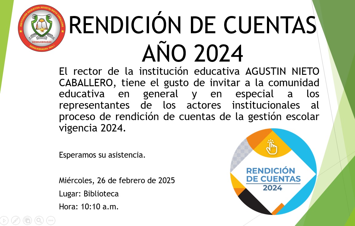 Lee más sobre el artículo Rendición de cuentas 2024